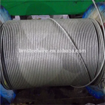 bright 6X37+IWRC wire rope