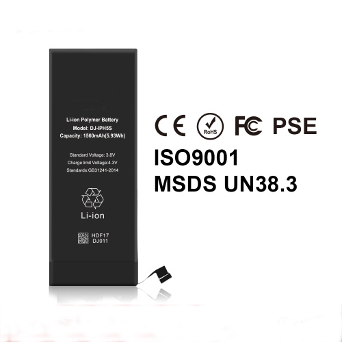 Shenzhen Factory Direct Sale für iPhone 5S Batterie