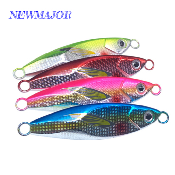 Newmajor Long Cast Schnell sinkende Metall -Jigging Lure für Fluss, See und Bachfischen