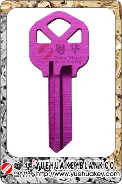 Aluminum Alloy Kw1 Door Key Blank