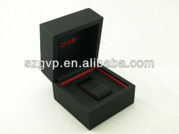 custom printed wooden gift box with hinged lid