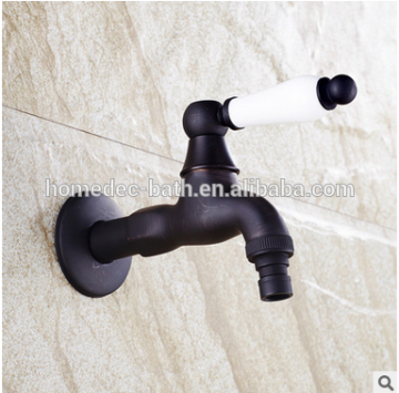 Wall mounted classical orb brass bib cock tap for washing machine ,bathroom