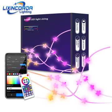 Bluetooth RGBIC LED String Lights for Christmas Tree and Wedding Decor