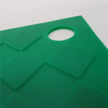 Silikonmatte quadratische Form mit kleinem Scheibenmuster