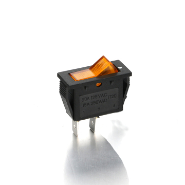 3-Pin Electric Black Single Pole On-Off Switch