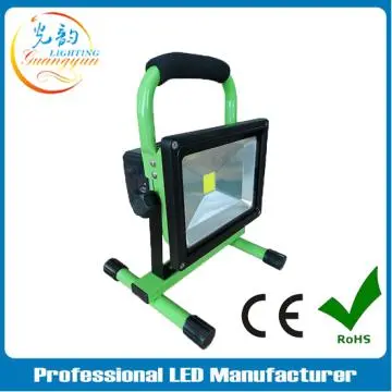 Aluminum material Led rechargeable floodlight 12V