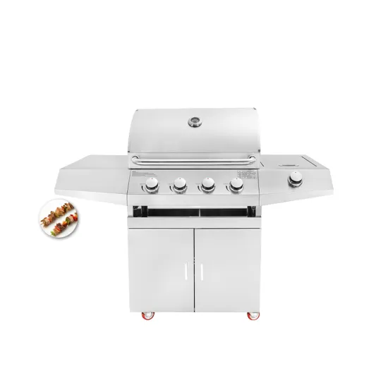 Outdoor Bbq Camping Gas Grill Outdoor Barbecue Grill Gas with 4 Burners