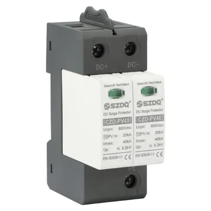 PV SPD Protection: 2P & 4P Surge Protector for Lightning Protection in PV Systems