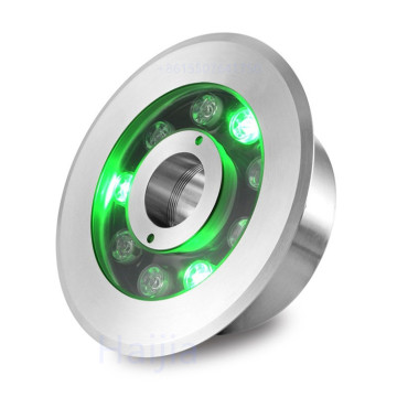 304 LED الفولاذ المقاوم للصدأ LED تحت الماء ضوء نافورة - 6 ~ 24W ، 12V/24V
