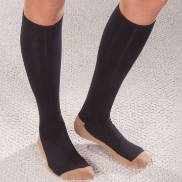 Knitted Confortable Knee High Copper Compression Socks