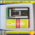 Bougie blanche 38g Bougies coniques blanches du Ghana sans goutte