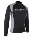 Seaskin para hombre con cremallera 3mm de neopreno Top Top