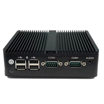 Mini Industrial Computer Intel N2840 Conception sans ventilation avec deux ports RJ45 de 1000 Mbps et 64g SSD