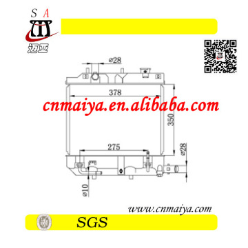 B5D8-15-200A radiator of car spare parts