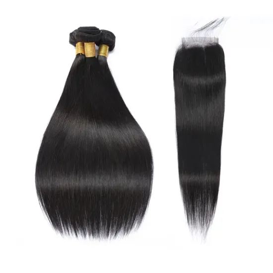 10A Grade Unprocessed Brazilian Virgin Hair Extensions: 3 Bundles of 100% Straight Human Hair
