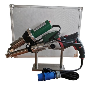 PP Plastic Rod Extruder Machine / Welding Hand Air Gun