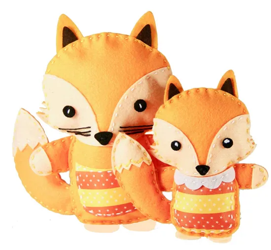 2023 Kids Sewing Crafts Kits: Endless Play with DIY Plush Fox Animal Toys for Beginners