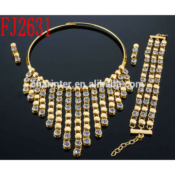 Sales well african jewelry sets/ african costume jewelry/ gold plated jewelry/ jewelry sets/ women jewelry sets FJ2631