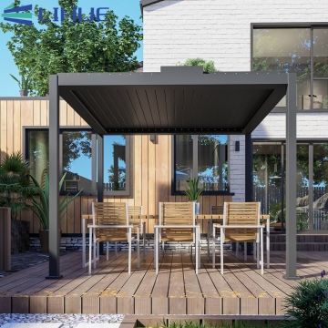 Bioclimatic Aluminium Shading Kits for Outdoor Pergolas and Balconies