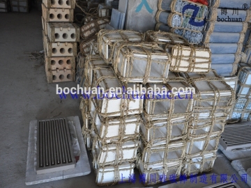 Refractory ceramic furnace core
