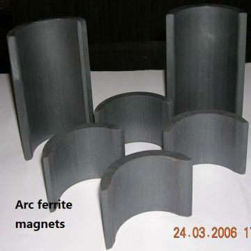 Y35 hard ferrite arc magnets