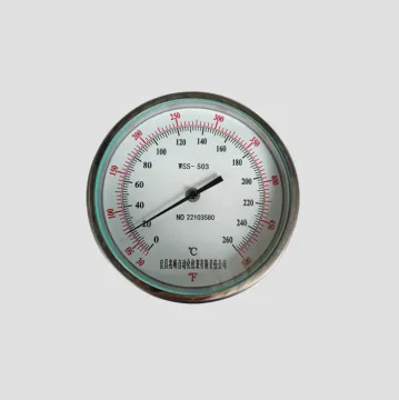 150mm Dial Backward Entry Steam Boiler Furnace Bimetal Dial Thermometer