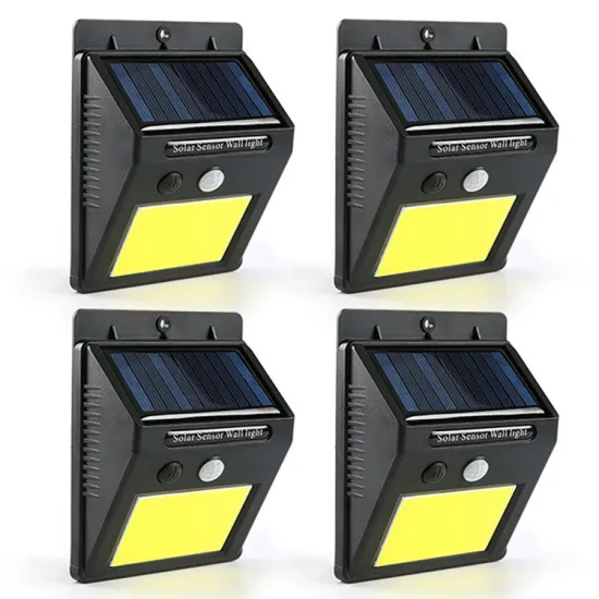 Ningbo Factory Cob 48 Led Cheap Wireless Security Outdoor Lights Wall Solar Lamp