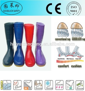 Anti-Oil Men's PVC Working Gumboots PVC Safety Gumboots