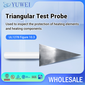 UL1278 Figure 10.3 Triangle Probe For Testing The Protection Of Heating Elements