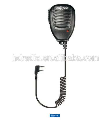 Portable 2-way radio microphone speaker(H14-K)