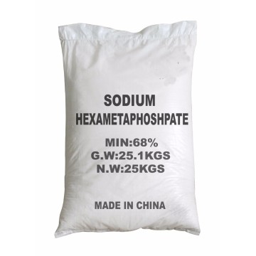 Tech / Grau industrial Hexametafosfato de sódio 68% SHMP