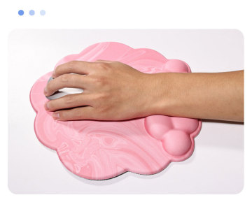 Cloud Pad Keyboard Wrist Rest Typing Guard with Foam for Office Mouse Pad