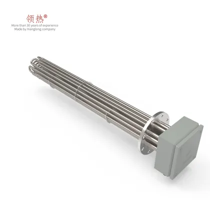 Custom 4-inch 30kW Fluid/Gas Immersion Heaters for Industrial Applications