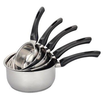 Stainless steel saucepan for camping