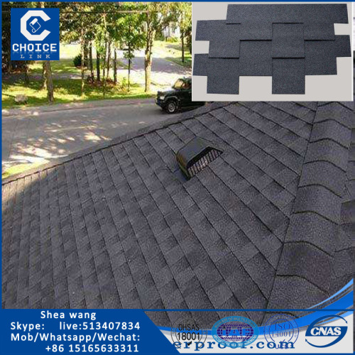 5 tab asphalt shingle for  roof  shape complex