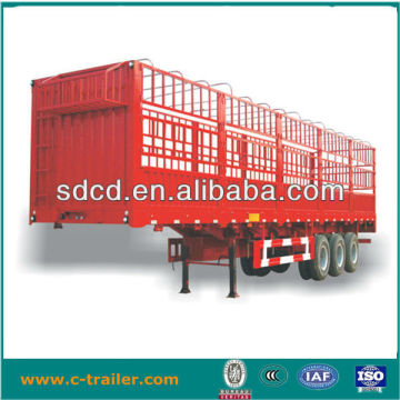 Steel Cattle Transport Stake/Store House Bar Semi Trailer