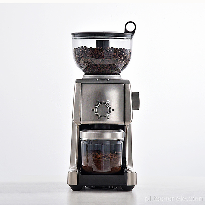 Stożnikowy młynek do kawy z fasoli espresso ze stali nierdzewnej