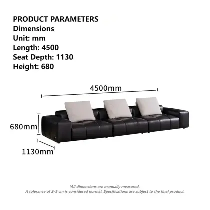 Iconic Leather Sofa with Timeless Design