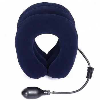 Inflatable cervical collar neck support brace