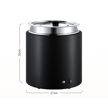 10L Large Soup Warmer Tureen with Electric Heating and Marmite Food Container