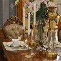 Tall Gold Taper Candle Holders For Wedding