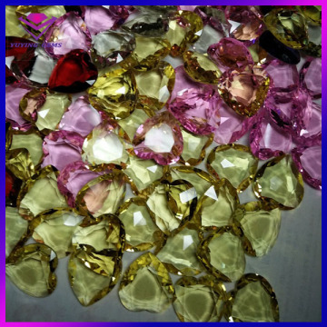 Watch glass Accessories Dome Glass Cabochon Wholesale heart colorful glass cabochon sale