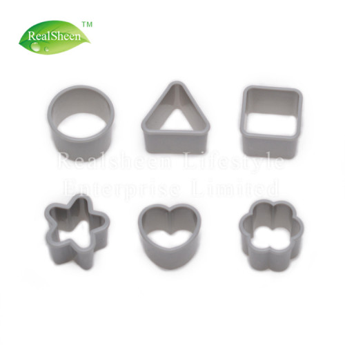 Plastic Vegetable Fruit Cookie Cutter Set