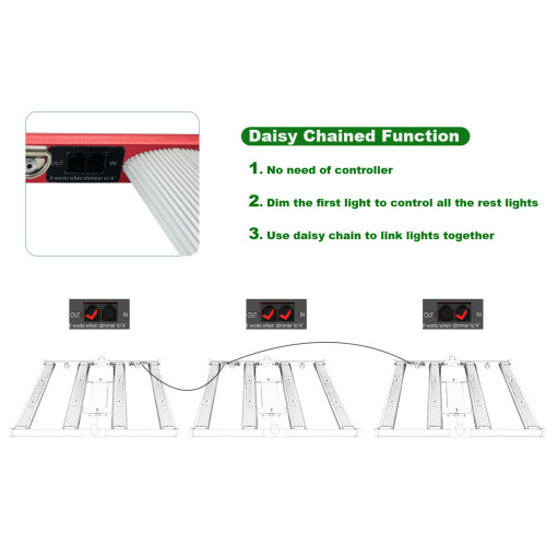 800W Veg Bloom Hydroponic LM301b Indoor Grow Lights