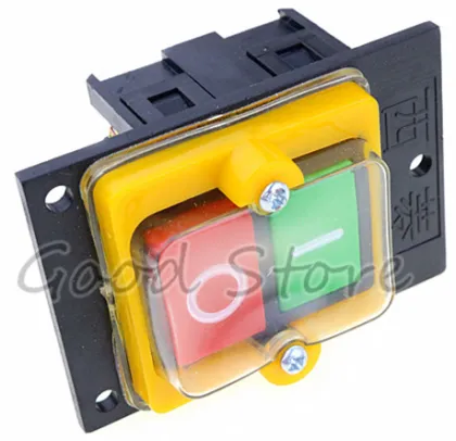 1PCS KAO-5MX 10A 380V for Cutting Machine Bench drill Switch Waterproof Push Button Switch Power On/ Off Switch KAO-5