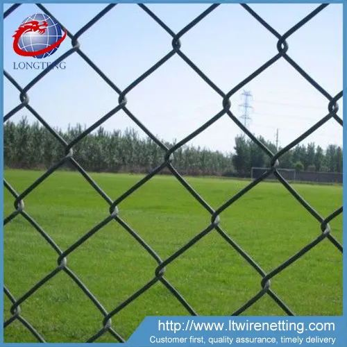 Anping galvanized /vinyl coated pvc coated chain link fence price