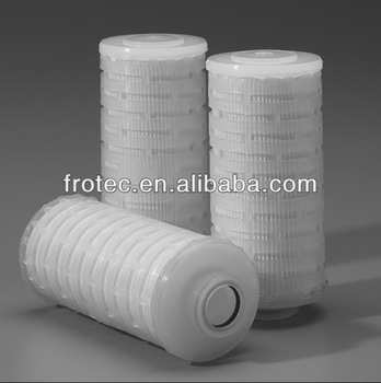 Nylon pleated cartridge filter/N66 pleated filter cartridge/high quality pleated filter cartridge