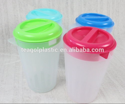 Plastic water jug with lid and handle 2L Water pitcher 2L #TG20545
