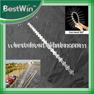 galvanized steel spike, metal bird spike wire,plastic bird spikes
