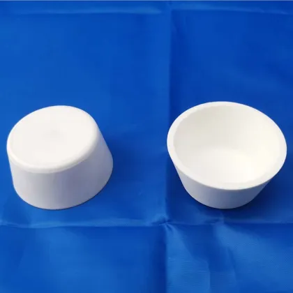 Industrial Refractory Cylindrical Alumina Ceramic Crucible